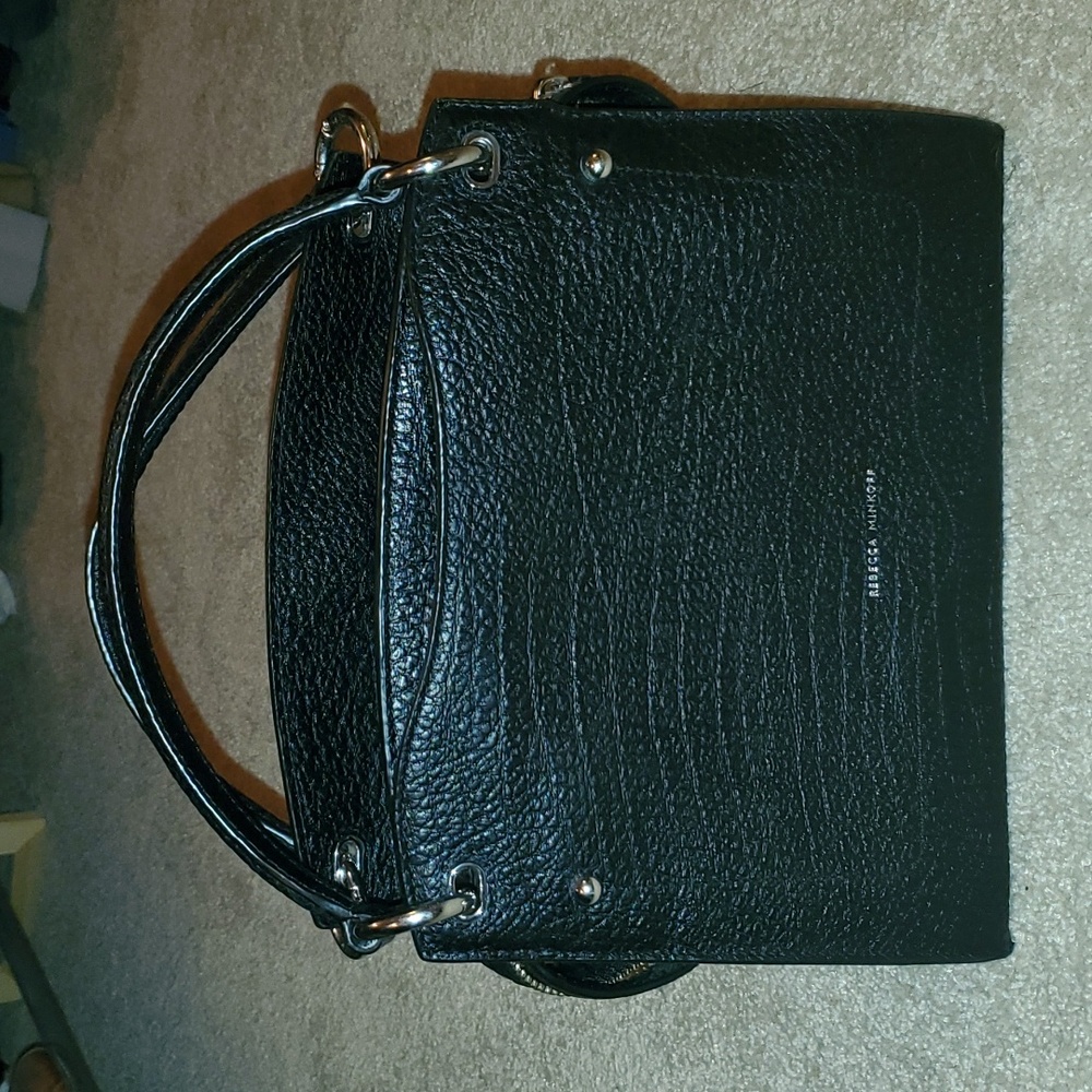 Rebecca Minkoff black leather handbag